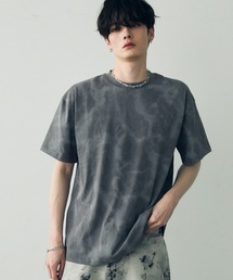 Marble pattern oversize s/s t-shirt / マーブルパターンオーバーサイズTシャツ