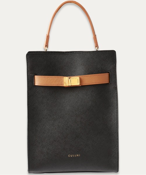 CULLNI(クルニ)の「Clasp lock Belt Hand Bag(ハンドバッグ・メンズ・ブラウン系/オフホワイト/グレー/ブラック系その他/ブラック/スカイブルー・ONESIZE)」の12枚目の写真