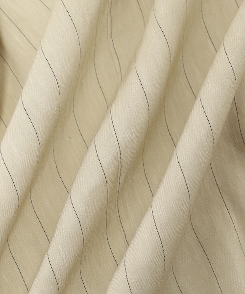 ADAM ET ROPE'（アダムエロペ）の「【EMOELLE】ドロストシャツジャケット（テーラードジャケット・レディース・ベージュ系その他/ブラック・38/36）」の10枚目の写真