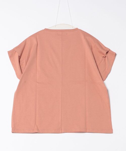 GORGE（ゴージ）の「タックショルダーTシャツ（Tシャツ/カットソー・レディース・ブラック/オフホワイト/オレンジ/ラベンダー・F）」の9枚目の写真