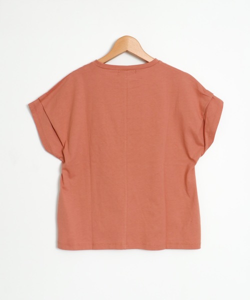GORGE（ゴージ）の「タックショルダーTシャツ（Tシャツ/カットソー・レディース・ブラック/オフホワイト/オレンジ/ラベンダー・F）」の10枚目の写真