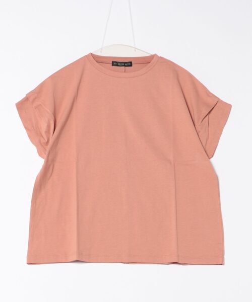 GORGE（ゴージ）の「タックショルダーTシャツ（Tシャツ/カットソー・レディース・ブラック/オフホワイト/オレンジ/ラベンダー・F）」の8枚目の写真