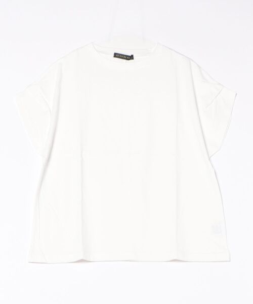 GORGE（ゴージ）の「タックショルダーTシャツ（Tシャツ/カットソー・レディース・ブラック/オフホワイト/オレンジ/ラベンダー・F）」の6枚目の写真