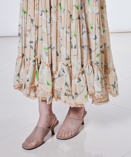Sov. / シフォンフリルワンピース Sov. ワンピース シフォンフリルワンピース : ZOZOTOWN Yahoo!店