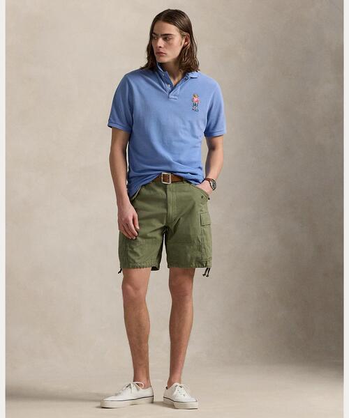 POLO RALPH LAUREN(ポロ ラルフ ローレン)の「クラシック フィット Polo ベア メッシュ ポロシャツ(ポロシャツ・メンズ・ブルー・L/M/S/XL/XS/XXL)」の7枚目の写真