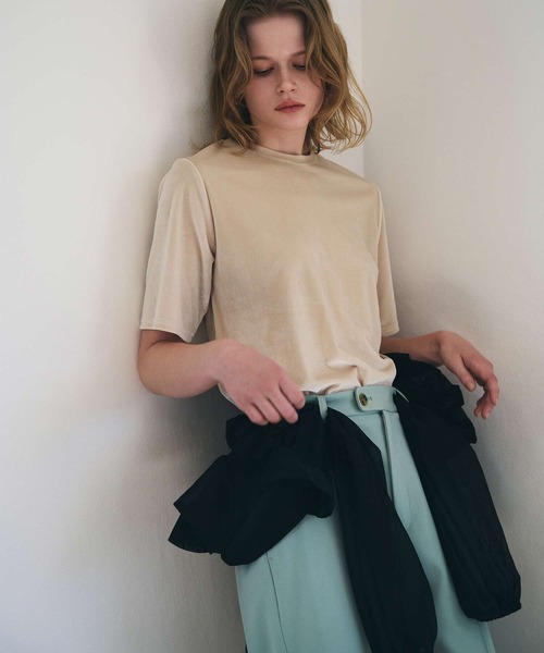 AKTE（アクテ）の「ツイルタックパンツ（その他パンツ・レディース・ミント/ブラック・1/2/2T）」の19枚目の写真