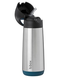 b.box（ビーボックス）の「b.box/ Insulated drink bottle 500ml 【保冷・保温効果】ステンレス製 水筒 ストロータイプ（水筒）」