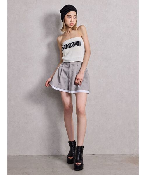 GYDA（ジェイダ）の「GYDA ニットベアトップス（ニット/セーター・レディース・オフホワイト/ブラック/スカイブルー/ピンク/ライム・FREE）」の8枚目の写真