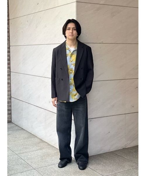 ESTNATION（エストネーション）の「ESTNATION / フラワーパターンハーフスリーブシャツ（シャツ/ブラウス・メンズ・ネイビー系/クリアブラウン/カリビアンブルー・LARGE/MEDIUM/SMALL）」の11枚目の写真