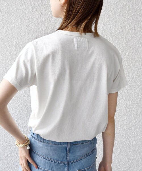 SHIPS（シップス）の「ACASAM:クルーネック TEE（Tシャツ/カットソー・レディース・パープル/ブラック/ホワイト/ライトブルー・ONE SIZE）」の10枚目の写真