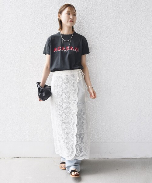 tシャツ ACASAM:クルーネック TEE レディース SHIPS tシャツ ACASAM:クルーネック TEE レディース : ZOZOTOWN