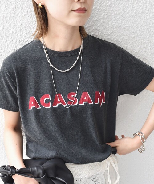 SHIPS（シップス）の「ACASAM:クルーネック TEE（Tシャツ/カットソー・レディース・パープル/ブラック/ホワイト/ライトブルー・ONE SIZE）」の16枚目の写真