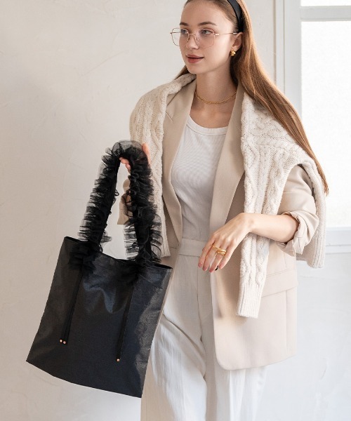 HAYNI(ヘイニ)の「Tulina チュリナ(トートバッグ・レディース・ブラック・FREE)」の1枚目の写真