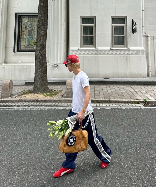 UNDERSTATEMENTs(アンダーステイトメント)の「【ユニセックス】ナイロン×ジャージ切替えトラックパンツ(その他パンツ・メンズ・ブラウン/ネイビー/ブラック・SMALL/MEDIUM/LARGE/X-SMALL)」の6枚目の写真