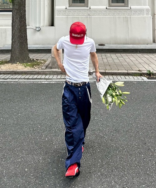 UNDERSTATEMENTs(アンダーステイトメント)の「【ユニセックス】ナイロン×ジャージ切替えトラックパンツ(その他パンツ・メンズ・ブラウン/ネイビー/ブラック・SMALL/MEDIUM/LARGE/X-SMALL)」の11枚目の写真