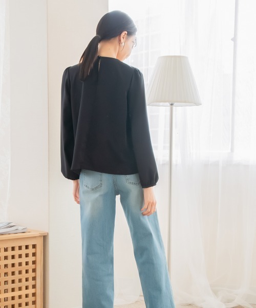 小さいサイズ ティアードブラウス 低身長さん・小柄女性（シャツ