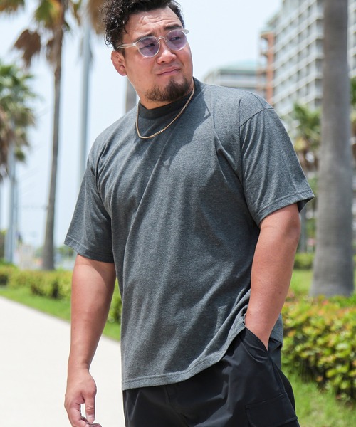 B&T CLUB(ビーティークラブ)の「半袖 Tシャツ メンズ 大きいサイズ カジュアル オールマイTシャツ GUARD クルーネック B&T CLUB (ビーアンドティークラブ)(Tシャツ/カットソー・メンズ・ダークグレー/ブラック/ホワイト/ネイビー・X1(3L~4L)/X2(4L~5L)/X3(6L~7L)/X4(8L~9L))」の3枚目の写真