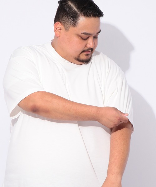 B&T CLUB(ビーティークラブ)の「半袖 Tシャツ メンズ 大きいサイズ カジュアル オールマイTシャツ GUARD クルーネック B&T CLUB (ビーアンドティークラブ)(Tシャツ/カットソー・メンズ・ダークグレー/ブラック/ホワイト/ネイビー・X1(3L~4L)/X2(4L~5L)/X3(6L~7L)/X4(8L~9L))」の8枚目の写真