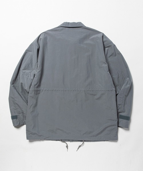 meanswhile(ミーンズワイル)の「Peach Cloth Shirts Blouson(ブルゾン・メンズ・グレー・2(M)/3(L))」の2枚目の写真
