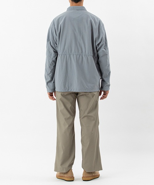 meanswhile(ミーンズワイル)の「Peach Cloth Shirts Blouson(ブルゾン・メンズ・グレー・2(M)/3(L))」の10枚目の写真