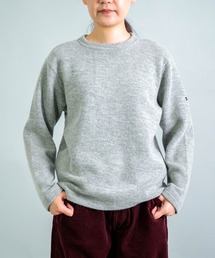 OMNIGOD | [OMNIGOD womens / オムニゴッド] 接結ウール クルーネックセーター(ニット/セーター)