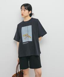 ピンタックフォトプリントTEE