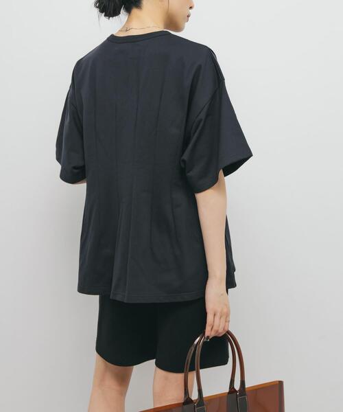 KBF(ケイビーエフ)の「ピンタックフォトプリントTEE(Tシャツ/カットソー・レディース・ネイビー/オフホワイト・ONE)」の22枚目の写真