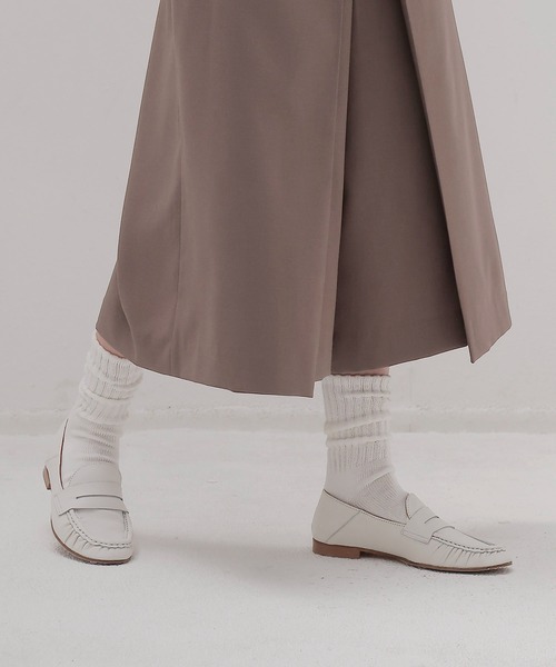 DRESSLAVE(ドレスレイブ)の「amundsen culotte skirt(アムンセンキュロットスカート)(その他パンツ・レディース・ベージュ/ブラック・38)」の6枚目の写真