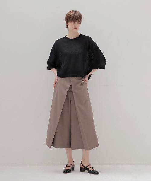 DRESSLAVE(ドレスレイブ)の「amundsen culotte skirt(アムンセンキュロットスカート)(その他パンツ・レディース・ベージュ/ブラック・38)」の19枚目の写真