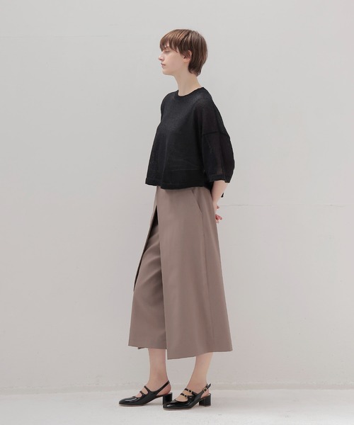 DRESSLAVE(ドレスレイブ)の「amundsen culotte skirt(アムンセンキュロットスカート)(その他パンツ・レディース・ベージュ/ブラック・38)」の20枚目の写真