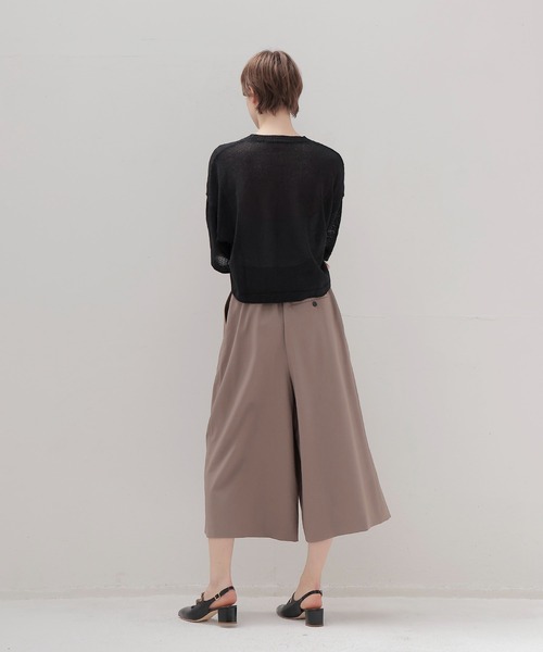 DRESSLAVE(ドレスレイブ)の「amundsen culotte skirt(アムンセンキュロットスカート)(その他パンツ・レディース・ベージュ/ブラック・38)」の21枚目の写真