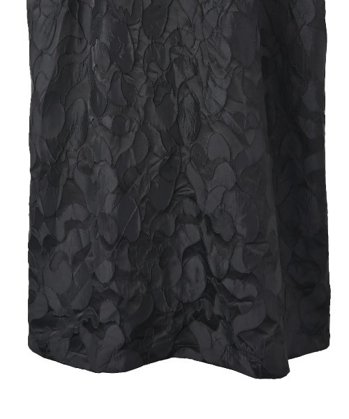 funda mine（ファンダマイン）の「ジャガード袖タックバルーンオケージョンワンピース（ワンピース・レディース・ブラック・02/01）」の13枚目の写真