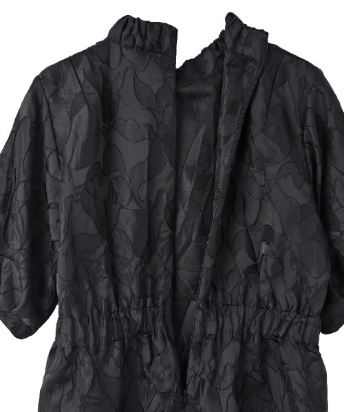 funda mine（ファンダマイン）の「ジャガード袖タックバルーンオケージョンワンピース（ワンピース・レディース・ブラック・02/01）」の14枚目の写真