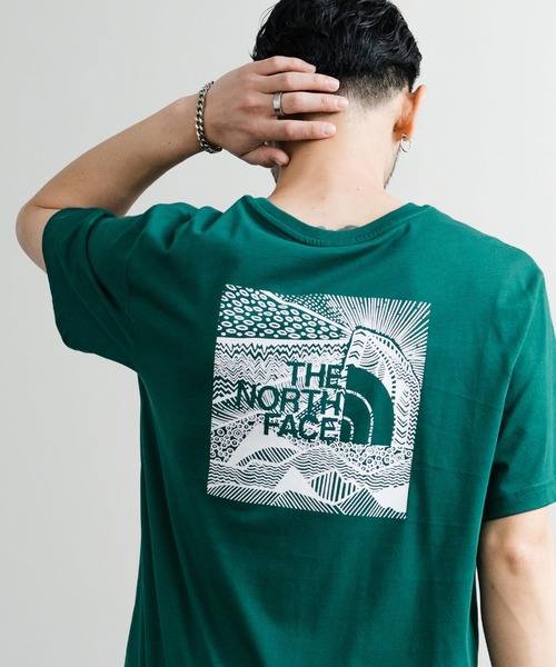 THE NORTH FACE(ザノースフェイス)の「THE NORTH FACE ザ・ノースフェイス M S/S BOX NSE CELEBRATION TEE バックプリントグラフィックロゴ半袖Tシャツ(Tシャツ/カットソー・メンズ・ホワイト/ブラック/グリーン/ブルー・XL/L/M/S)」の3枚目の写真