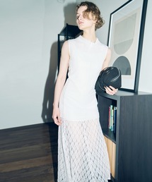 LE CIEL BLEU（ルシェルブルー）の「ストレッチレースマキシドレス / Stretch Lace Maxi Dress（ワンピース・レディース）」