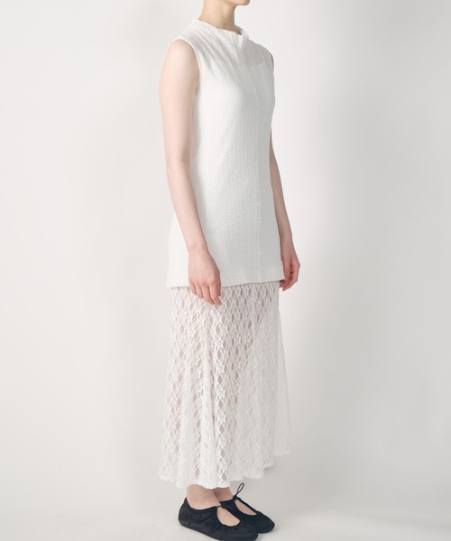 LE CIEL BLEU（ルシェルブルー）の「ストレッチレースマキシドレス / Stretch Lace Maxi Dress（ワンピース・レディース・ブラウン/オフホワイト/ブラック・36/38）」の7枚目の写真