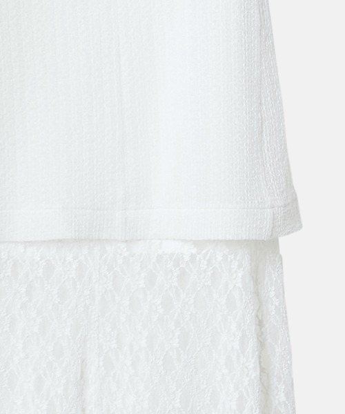 LE CIEL BLEU（ルシェルブルー）の「ストレッチレースマキシドレス / Stretch Lace Maxi Dress（ワンピース・レディース・ブラウン/オフホワイト/ブラック・36/38）」の11枚目の写真