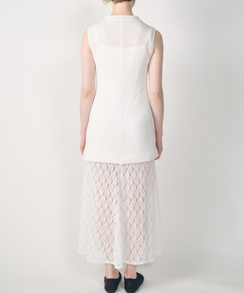 LE CIEL BLEU（ルシェルブルー）の「ストレッチレースマキシドレス / Stretch Lace Maxi Dress（ワンピース・レディース・ブラウン/オフホワイト/ブラック・36/38）」の8枚目の写真