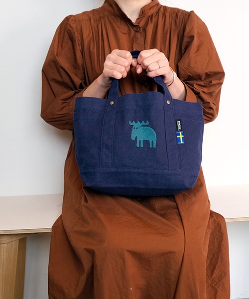moz(モズ)の「moz 帆布 トートバッグ Mサイズ(トートバッグ・レディース・ホワイト系その他/ホワイト系その他2/ブラック/アイボリー/グレー/キャメル/ネイビー・FREE)」の22枚目の写真