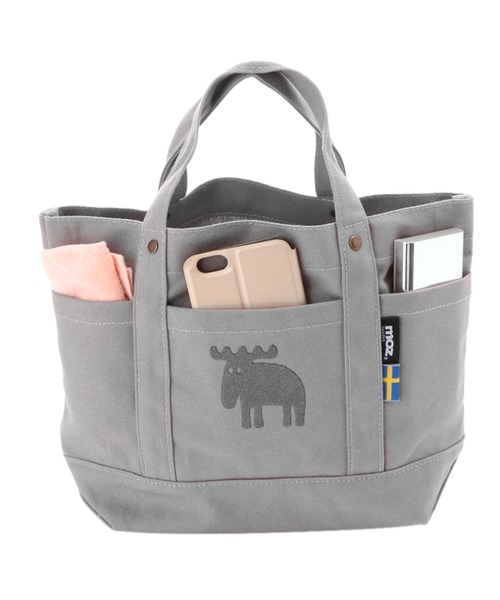 moz(モズ)の「moz 帆布 トートバッグ Mサイズ(トートバッグ・レディース・ホワイト系その他/ホワイト系その他2/ブラック/アイボリー/グレー/キャメル/ネイビー・FREE)」の9枚目の写真