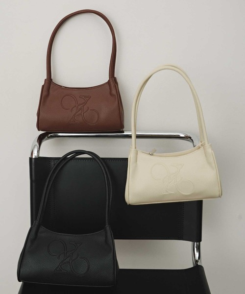 VIOLETTA（ヴィオレッタ）の「型押しスクエアハンドバッグ（ハンドバッグ・レディース・アイボリー/ブラック/ブラウン・FREE）」の7枚目の写真