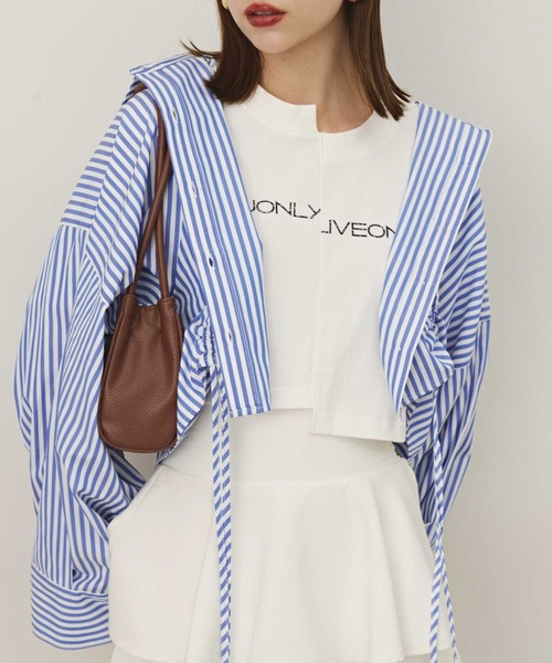 VIOLETTA（ヴィオレッタ）の「型押しスクエアハンドバッグ（ハンドバッグ・レディース・アイボリー/ブラック/ブラウン・FREE）」の13枚目の写真