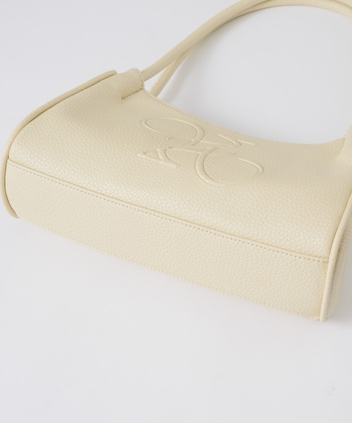 VIOLETTA（ヴィオレッタ）の「型押しスクエアハンドバッグ（ハンドバッグ・レディース・アイボリー/ブラック/ブラウン・FREE）」の18枚目の写真