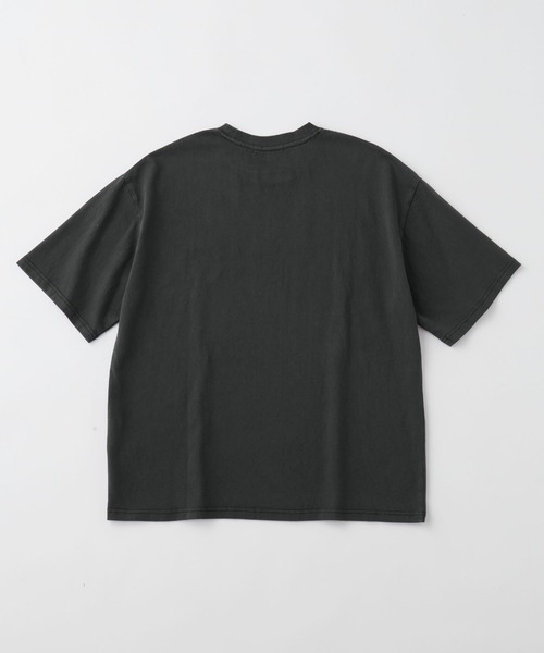 U.S. POLO ASSN.(ユーエスポロアッスン)の「U.S. POLO ASSN. /ユーエスポロアッスン 別注 サークルロゴ刺繍 ピグメント半袖Tシャツ(Tシャツ/カットソー・メンズ・ブラック/ブラウン/レッド/ネイビー・M/L)」の9枚目の写真