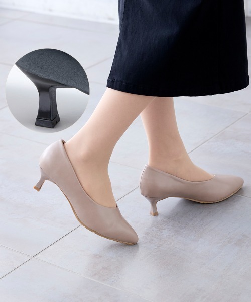 7days Life Styling(セブンデイズライフスタイリング)の「【ゆったり幅広】ポインテッドトゥパンプス(低反発中敷)(ワイズ4E)(パンプス・レディース・ダークブラウン/ブラック/グレイッシュベージュ・23.0cm/23.5cm/24.0cm/24.5cm/25.0cm/25.5cm/26.0cm/26.5cm/27.0cm)」の8枚目の写真