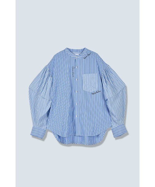 SQUARE GATHER SLEEVE SHIRT（シャツ/ブラウス）｜OMMO（オーエム