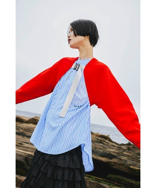 SQUARE GATHER SLEEVE SHIRT（シャツ/ブラウス）｜OMMO（オーエム