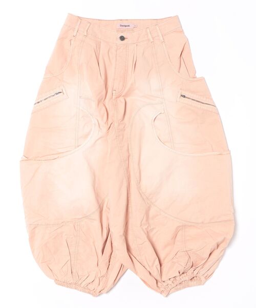 Desigual（デシグアル）の「カーゴスタイル流れるシルエットロングパンツ ストリートピンク（その他パンツ・レディース・レッド・42/34/36/38/40）」の7枚目の写真