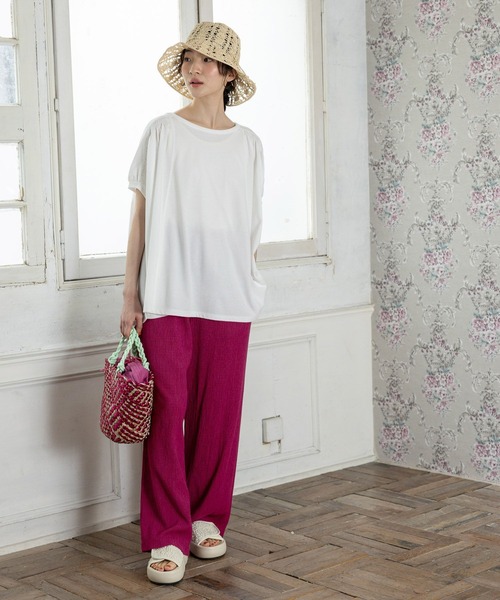 niko and...（ニコアンド）の「オリジナルメタリックロープかごバッグ（かごバッグ・レディース・ピンク/グレー/ブルー・0）」の10枚目の写真