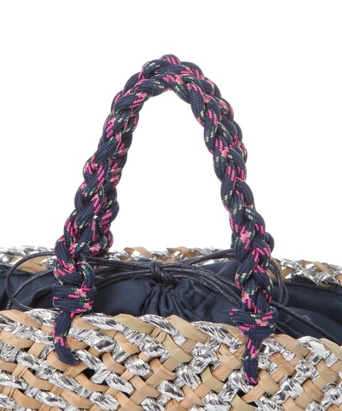 niko and...（ニコアンド）の「オリジナルメタリックロープかごバッグ（かごバッグ・レディース・ピンク/グレー/ブルー・0）」の21枚目の写真